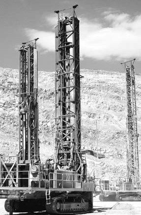 Drilling at Cortez Hills in Nevada.