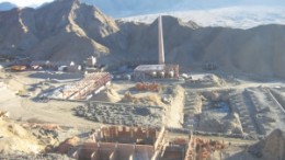 Constructing the new plant at Eldorado Gold's Tanjianshan gold mine in Qinghai province, in western China. The company owns the majority of the project, with Dachaidan Mining and the First Brigade for Geology and Mineral Exploration of Qinghai province holding a 5% stake each.