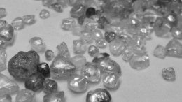 One week's production from Rockwell Diamonds' Holpan project, 45 km from Kimberley, South Africa. The company has reduced its operating costs at the project to US$3.01 per tonne, from an average of US$3.20 per tonne.