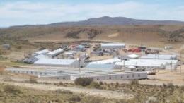 Minera Andes' 49%-owned San Jose gold-silver mine in Santa Cruz province, Argentina. The other 51% is held by operator Hochschild Mining, who has asked cash-poor Minera Andes for US$11.3 million to cover development costs at the mine.