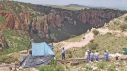 Drilling the Juanicipio vein, a parallel structure 1 km south of the Valdecanas vein at Mag Silver and Fresnillo's Juanicipio joint venture, in Mexico.