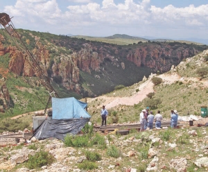 Drilling the Juanicipio vein, a parallel structure 1 km south of the Valdecanas vein at Mag Silver and Fresnillo's Juanicipio joint venture, in Mexico.