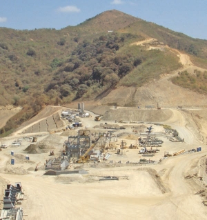 The mill site at Farallon Resources' Campo Morado polymetallic property, 160 km southwest of Mexico City.