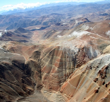 Barrick Gold's Pascua Lama and Veladero gold assets on the Argentine-Chilean border. International Royalty has a sliding-scale royalty on the Chilean portion of the Pascua Lama project.