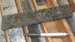 Drill core from Duluth Metals' Nokomis polymetallic deposit in Minnesota.