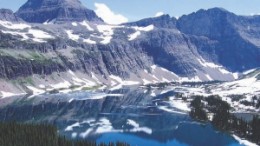 Hidden Lake, part of Glacier National Park, in northern Montana. The park is in the Flathead Valley basin, where resource development is being banned on the Canadian side of the border.