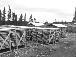 Core collected from Strateco Resources' Matoush uranium project in Quebec's Otish mountains.