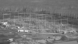 Constructing the Dover substation to supply power for infrastructure at Suncor's Firebag oilsands project near Fort McMurray, Alberta.