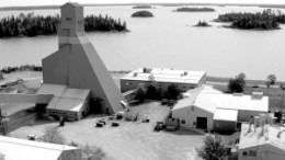 The headframe and mill complex at Wesdome Gold Mines' Kiena gold mine in Val d'Or, Que.