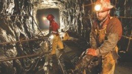 Working underground at Claude Resources' Seabee gold mine in northeastern Saskatchewan. The company recently received the final necessary operating permit for Santoy 8, a satellite deposit 14 km east of Seabee.