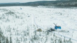 Drilling the Hosco zone at Aurizon Mines' Joanna gold project near Rouyn-Noranda, Quebec.