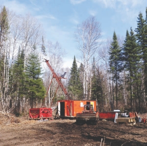 Surface drilling at Richmont Mines' Cripple Creek gold mine near Timmins.