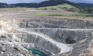 Abacus Mining's Ajax west zone at its Ajax-Afton copper project near Kamloops, B.C.