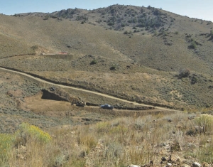 Some of the funds Evolving Gold will receive from its private placement with Goldcorp will go towards its Rattlesnake Hills project in Wyoming (above).