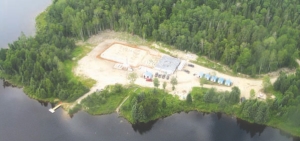 The main camp at Osisko Mining's Hammond Reef gold project, 23 km northeast of Atikokan in northwestern Ontario.