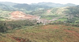 A view of OceanaGold's Didipio gold-copper project in the Philippines, about 250 km north of the capital Manila.