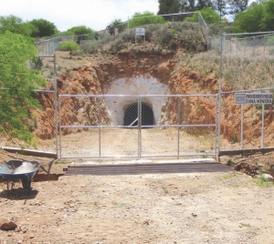 The ramp entrance to Arian Silver's San Jose mine in Zacatecas, Mexico.