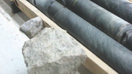 Core samples from Canada Lithium's Quebec Lithium project in Lacorne Township, 60 km north of Val d'Or, Que.