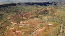 An aerial view of Moly Mines' Spinifex Ridge molybdenum-copper project in Western Australia's Pilbara region. Photo by Moly Mines