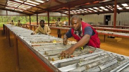Staff in the core shed at Ivanhoe Nickel & Platinum's Kamoa copper project in the Democratic Republic of the Congo. Photo by Ivanhoe Nickel & Platinum