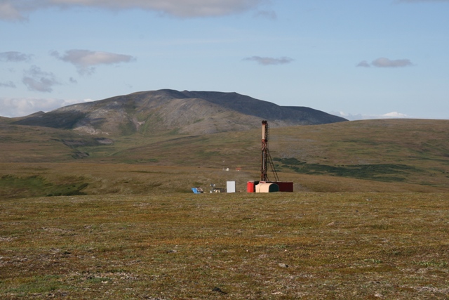 Drilling at the Pebble copper-gold project in Alaska. Credit: Northern Dynasty Minerals