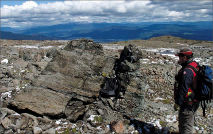 At First Point Minerals' Decar nickel-iron property in northwestern B.C. Photo by First Point Minerals