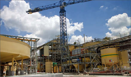 The plant at Great Basin Gold's Burnstone gold mine in Balfour, South Africa. Photo by Ian Bickis