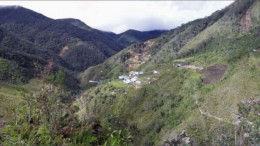 Looking southwest at Candente Copper's camp at the Canariaco Norte copper-gold project in the Peruvian Andes. Photo by Candente Copper