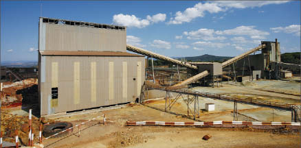 Facilities at EMED Mining's past-producing Rio Tinto copper mine in Spain. Photo by EMED Mining