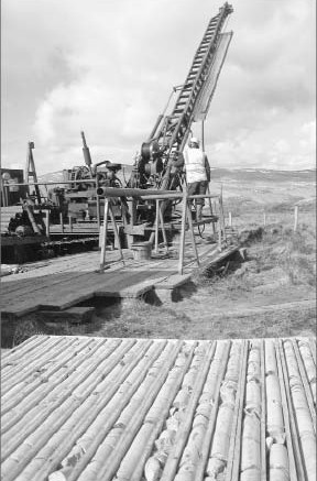 Drilling the Curraghinalt gold deposit at Dalradian Resources' Tyrone project in Northern Ireland. Photo by Dalradian Resources