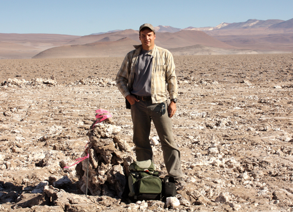 International Lithium president Mike Sieb at the Mariana lithium project in Argentina.