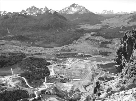 An aerial view of Breakwater Resources' Toqui zinc-lead-gold mine in southern Chile. Photo by Breakwater Resources