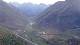 Looking north at the Osiris exploration camp at Atac Resources' Rackla gold project in the Yukon. Photo by Atac Resources