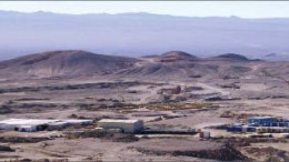 The camp at Quadra FNX Mining's Sierra Gorda copper-molybdenum project in northern Chile. Photo by Quadra FNX Mining
