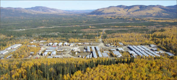 The exploration camp at International Tower Hill Mines' Livengood gold project in Alaska. Photo by International Tower Hill Mines