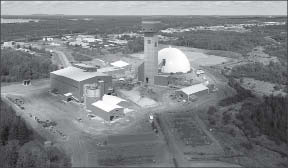 Surface facilities at Agnico-Eagle Mines' Goldex gold mine in Quebec. Photo by Agnico-Eagle Mines