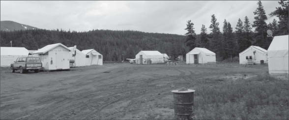 The work camp at Hard Creek Nickel's Turnagain nickel project in northwestern B.C. Photo by Matthew Allan