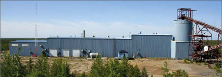 Facilities at the past-producing Puffy Lake gold mine at Auriga Gold's Maverick gold project in Manitoba. Photo by Auriga Gold