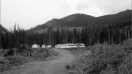 The road to the exploration camp at First Point Minerals' Decar nickel-iron alloy project in central British Columbia. Photo by Matthew Allan