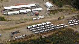 An aerial view of the camp at Canada Zinc Metals' Akie zinc-lead-silver project in northeastern British Columbia. Photo by Canada Zinc Metals