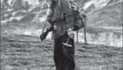 Guilford Brett prospecting in British Columbia's Cassiar Mountains in 1957. Photo courtesy Guilford Brett