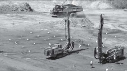 Drilling at Nevsun Resources' Bisha gold mine, 150 km west of Asmara in Eritrea. Photo by Nevsun Resources