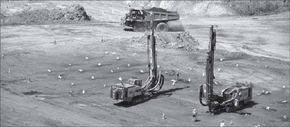 Drilling at Nevsun Resources' Bisha gold mine, 150 km west of Asmara in Eritrea. Photo by Nevsun Resources