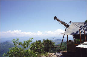 A dill rig at Seafield Resources' Miraflores gold project in Central Colombia. Photo by Seafield Resources