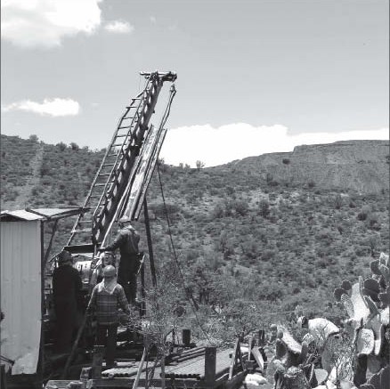 Drillers active at Avino Silver & Gold Mines'Avino copper-silver-gold project in Mexico's north-central Sierra Madre silver belt. Photo by Avino Silver & Gold Mines