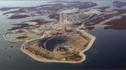 David Groves wrote about the Northwest Territories' diamond potential in 1987. The Diavik deposit was eventually discovered "right where any intelligent geologist could have told you it would be," he says. Photo by Diavik Diamond Mine