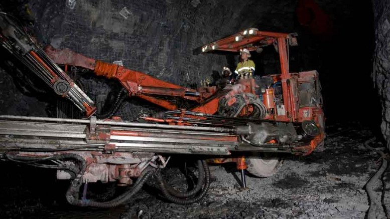 Equipment operators underground at Avion Gold's Tabakoto gold mine in Mali. Photo by Avion Gold