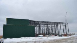 A processing plant under construction earlier this year at Canada Lithium's Quebec Lithium project near Val-d'Or. Photo by Canada Lithium