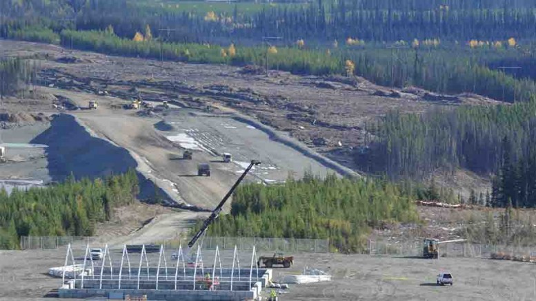 Thompson Creek Metals' Mount Milligan copper-gold project northeast of Smithers, British Columbia. Photo by Ernest Von Rosen