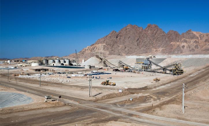 Facilities at Centamin's Sukari gold mine in Egypt, 700 km southeast of Cairo. Photo by Centamin